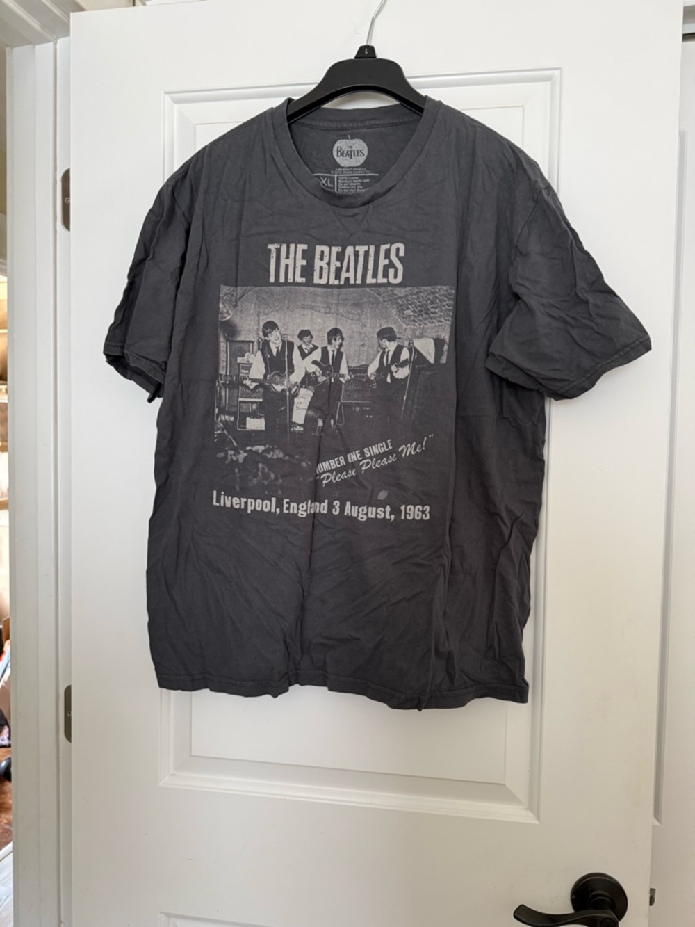 The Beatles Short Sleeve Graphic Tee - Charcoal Gray